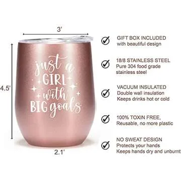 Rock & Llama 12oz Inspirational Tumbler for Boss Ladies