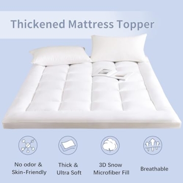 DREAMHOUR King Size Soft Mattress Topper for Ultimate Comfort
