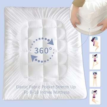 DREAMHOUR King Size Soft Mattress Topper for Ultimate Comfort