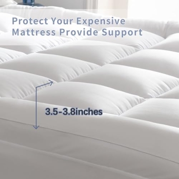 DREAMHOUR King Size Soft Mattress Topper for Ultimate Comfort