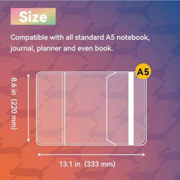 Elegant SEAVITO Planner Cover for A5 Notebooks