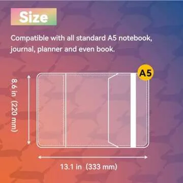 Elegant SEAVITO Planner Cover for A5 Notebooks