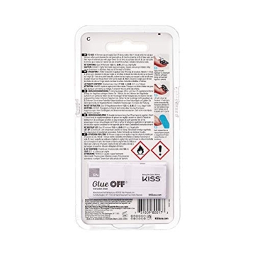 Kiss Glue Off False Nail Remover 13.5mL - Quick Action
