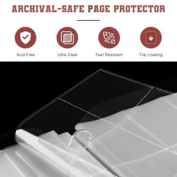 Mlikero 720 Pockets Football Card Binder, Sports Card Binder with Card Display Design, Premium Football Card Holder with Football Wristband Fit for Football Cards 2024