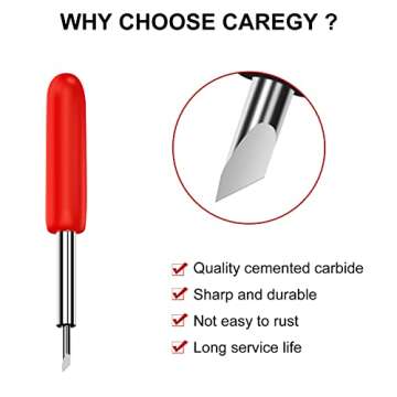 CAREGY 60 PCS Replacement Cutting Blades for All Projects