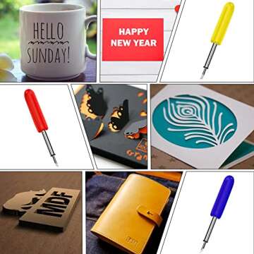 CAREGY 60 PCS Replacement Cutting Blades for All Projects