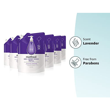 Method Gel Hand Soap Refill, French Lavender, Eco-Friendly