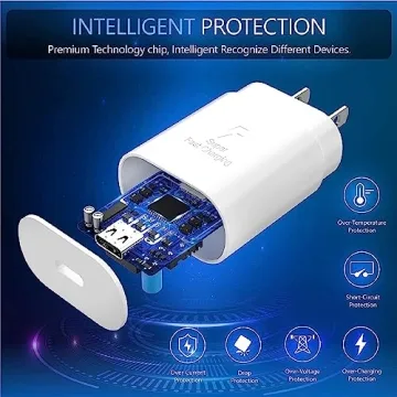 Samsung Fast Charger 25W USB C Cable for Galaxy