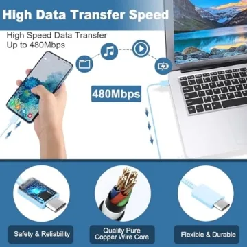 Samsung Fast Charger 25W USB C Cable for Galaxy