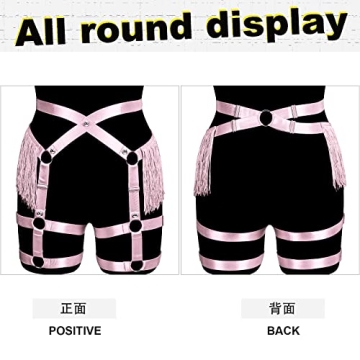 Punk Gothic Fashion Lady Body Harness Garter Belt for Women