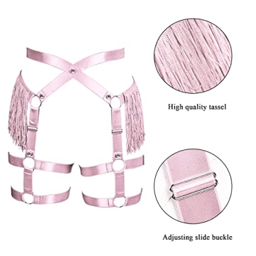 Punk Gothic Fashion Lady Body Harness Garter Belt for Women