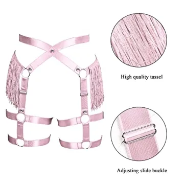 Punk Gothic Fashion Lady Body Harness Garter Belt for Women