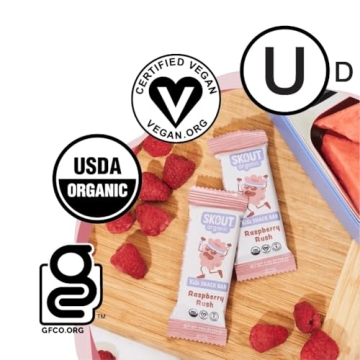 Skout Organic Real Food Bars for Kids Variety Pack 18 Pack