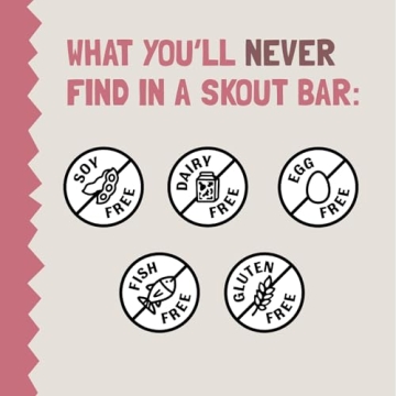 Skout Organic Real Food Bars for Kids Variety Pack 18 Pack