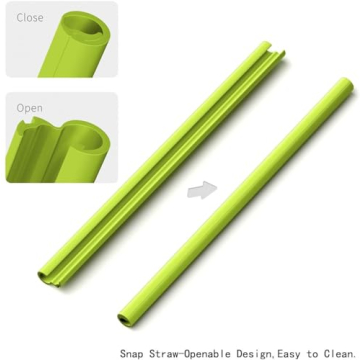 Reusable Silicone Straws - Eco-friendly & Easy to Clean