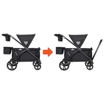 Baby Trend Expedition 2-in-1 Wagon for Kids - Ultra Black