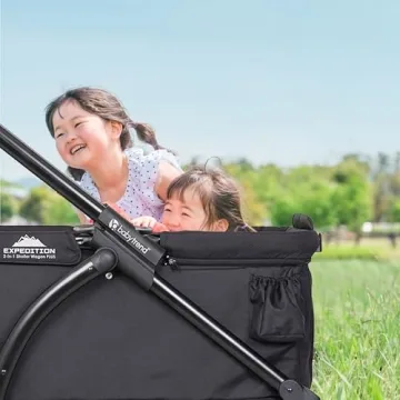 Baby Trend Expedition 2-in-1 Wagon for Kids - Ultra Black