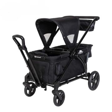 Baby Trend Expedition 2-in-1 Wagon for Kids - Ultra Black