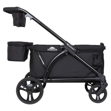 Baby Trend Expedition 2-in-1 Wagon for Kids - Ultra Black