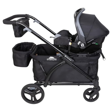 Baby Trend Expedition 2-in-1 Wagon for Kids - Ultra Black