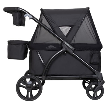 Baby Trend Expedition 2-in-1 Wagon for Kids - Ultra Black