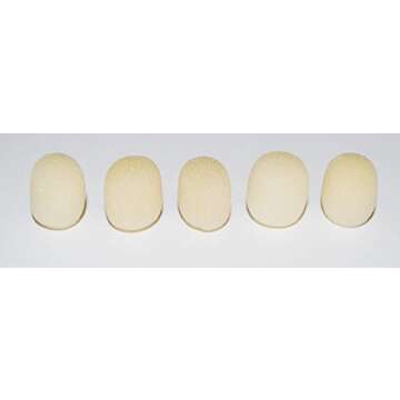 JP Plus Mini Beige Foam Windscreens for Microphones