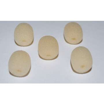 JP Plus Mini Beige Foam Windscreens for Microphones