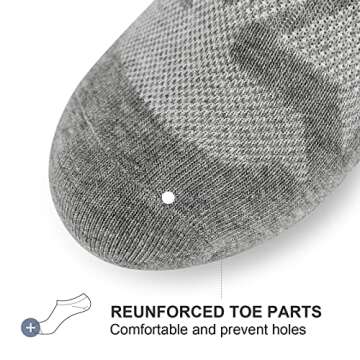 WERNIES No Show Socks for Women - 8 Pairs of Comfort