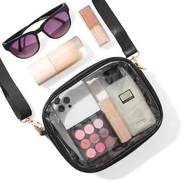 TOBVZOO Clear Crossbody Bag - Stylish and Functional