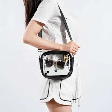 TOBVZOO Clear Crossbody Bag - Stylish and Functional