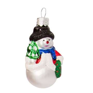 Kurt Adler Early Years Glass Ornament, 2.5-Inch, Set of 12, Christmas