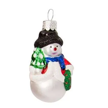 Kurt Adler Early Years Glass Ornament, 2.5-Inch, Set of 12, Christmas