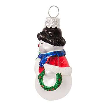 Kurt Adler Early Years Glass Ornament, 2.5-Inch, Set of 12, Christmas