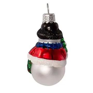 Kurt Adler Early Years Glass Ornament, 2.5-Inch, Set of 12, Christmas