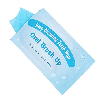 Mint-Flavored Oral Finger Wipes - Convenient Dental Care Solution