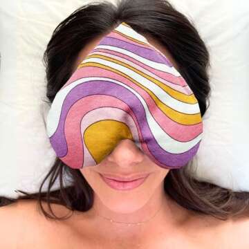 Stillnus Heart-Shaped Eye Pillow - Organic Lavender Gift