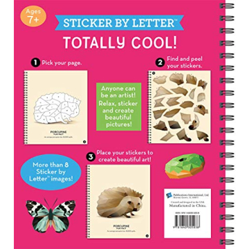 Brain Games Sticker by Letter Cool Activity Book