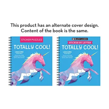 Brain Games Sticker by Letter Cool Activity Book