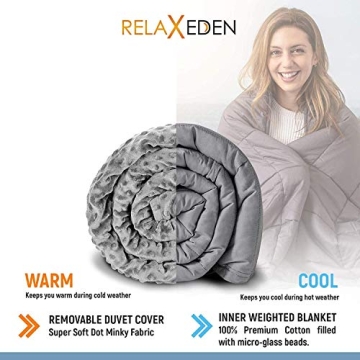RelaxEden Weighted Blanket for Adults | Comfort & Sleep Solutions
