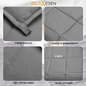 RelaxEden Weighted Blanket for Adults | Comfort & Sleep Solutions