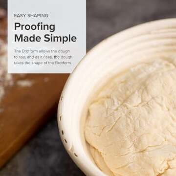 Frieling 8-Inch Bread Proofing Basket for Artisan Breads