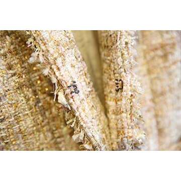 Stylish Women's Tweed Sequin Plaid Blazer in Pink - Perfect Fit