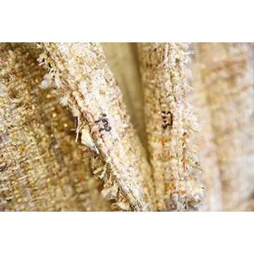 Stylish Women's Tweed Sequin Plaid Blazer in Pink - Perfect Fit