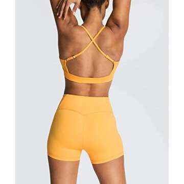 IWEMEK Workout Sets for Women 2 Piece Yoga Tracksuits Outfits High Waisted Running Biker Shorts with...