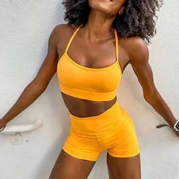 IWEMEK Stylish Workout Set for Women - Yoga & Gym Wear