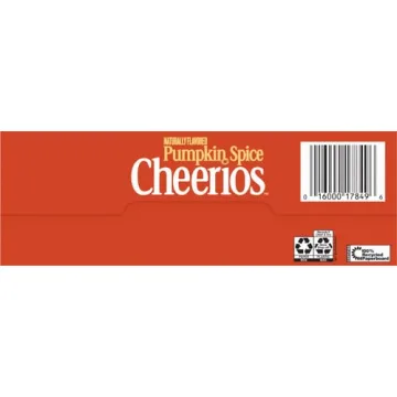 Pumpkin Spice Cheerios Gluten Free Breakfast Cereal Family Size
