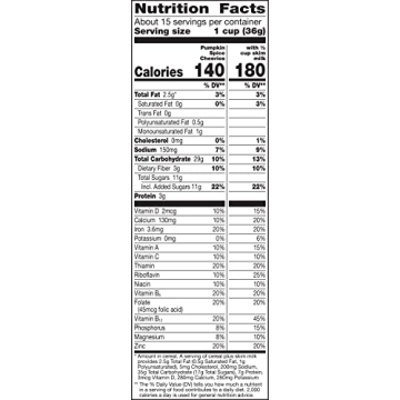 Pumpkin Spice Cheerios Gluten Free Breakfast Cereal Family Size