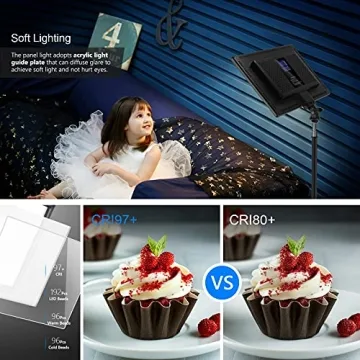 Neewer 13" LED Video Light Kit for YouTube & Photography