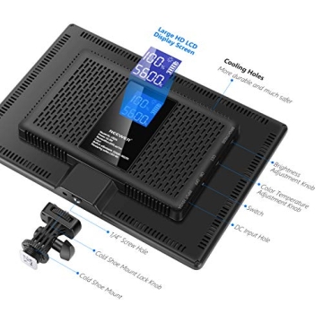 Neewer 13" LED Video Light Kit for YouTube & Photography