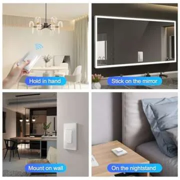 Thinkbee Self-Powered Wireless Light Switch and Receiver Kit, Kinetic Remote Control Wall Switch for Lights LED Lamps Ceiling Lighting Fixture Fans No Battery No WiFi Needed